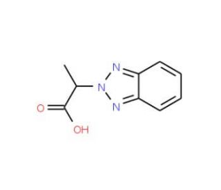 2-Benzotriazol-2-yl-propionic acid - chemical structure image
