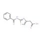 [2-(benzoylamino)-1,3-thiazol-4-yl]acetic acid - chemical structure image