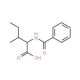 2-Benzoylamino-3-methyl-pentanoic acid (CAS 2901-99-7) - chemical structure image