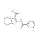 2-(benzoylamino)-4,5,6,7-tetrahydro-1-benzothiophene-3-carboxylic acid (CAS 52535-73-6) - chemical structure image