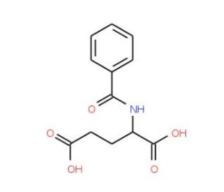 2-(benzoylamino)pentanedioic acid (CAS 6094-36-6) - chemical structure image