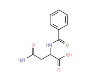 2-Benzoylamino-succinamic acid (CAS 29880-25-9) - chemical structure image