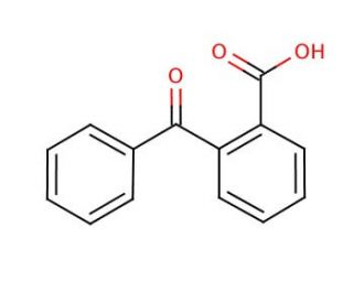 2-Benzoylbenzoic acid (CAS 85-52-9) - chemical structure image