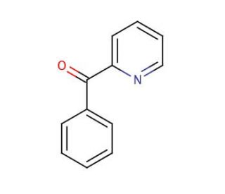2-Benzoylpyridine (CAS 91-02-1) - chemical structure image