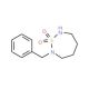 2-Benzyl-1,2,7-thiadiazepane 1,1-dioxide - chemical structure image