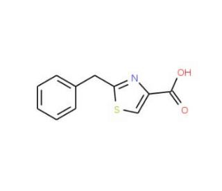 2-Benzyl-1,3-thiazole-4-carboxylic acid (CAS 36916-44-6) - chemical structure image