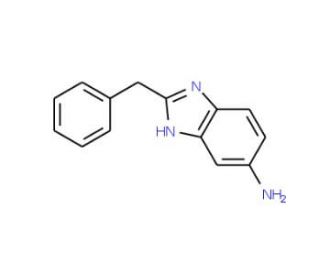 2-Benzyl-1H-benzoimidazol-5-ylamine - chemical structure image