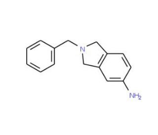 2-Benzyl-2,3-dihydro-1H-isoindol-5-ylamine (CAS 127168-70-1) - chemical structure image