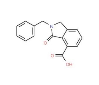 2-Benzyl-3-oxo-2,3-dihydro-1H-isoindole-4-carboxylic acid - chemical structure image