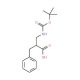 2-Benzyl-3-tert-butoxycarbonylamino-propionic acid (CAS 26250-90-8) - chemical structure image