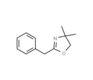 2-Benzyl-4,4-dimethyl-2-oxazoline (CAS 1569-08-0) - chemical structure image