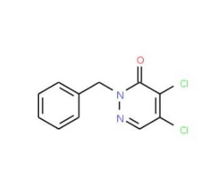 2-benzyl-4,5-dichloropyridazin-3(2H)-one (CAS 41933-33-9) - chemical structure image