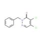 2-benzyl-4,5-dichloropyridazin-3(2H)-one (CAS 41933-33-9) - chemical structure image