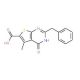 2-benzyl-5-methyl-4-oxo-3,4-dihydrothieno[2,3-d]pyrimidine-6-carboxylic acid - chemical structure image
