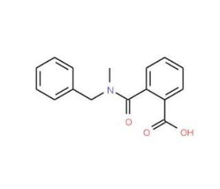 2-{[benzyl(methyl)amino]carbonyl}benzoic acid - chemical structure image