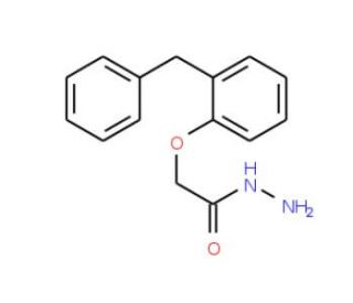 (2-Benzyl-phenoxy)-acetic acid hydrazide - chemical structure image