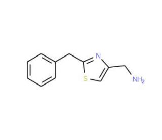 (2-Benzyl-thiazol-4-yl)methylamine (CAS 608515-43-1) - chemical structure image
