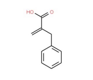 2-Benzylacrylic Acid (CAS 5669-19-2) - chemical structure image