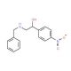 2-Benzylamino-1-(4-nitrophenyl)ethanol (CAS 91579-11-2) - chemical structure image