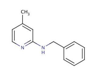 2-Benzylamino-4-methylpyridine (CAS 13021-71-1) - chemical structure image