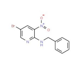 2-Benzylamino-5-bromo-3-nitropyridine (CAS 954228-85-4) - chemical structure image
