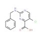 2-(benzylamino)-5-chloropyrimidine-4-carboxylic acid - chemical structure image