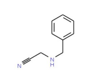 2-(benzylamino)acetonitrile (CAS 3010-05-7) - chemical structure image