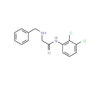 2-Benzylamino-N-(2,3-dichloro-phenyl)-acetamide - chemical structure image