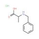 2-(benzylamino)propanoic acid hydrochloride - chemical structure image