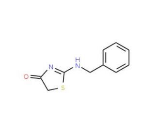 2-Benzylamino-thiazol-4-one (CAS 17385-69-2) - chemical structure image