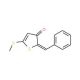 2-Benzylidene-5-(methylthio)thiophen-3(2H)-one (CAS 113544-20-0) - chemical structure image
