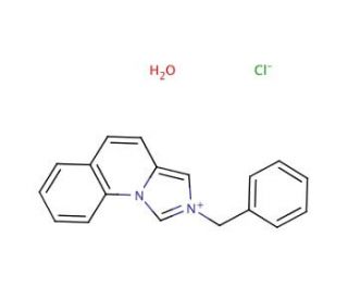 2-Benzylimidazo[1,5-a]quinolinium chloride (CAS 849797-78-0) - chemical structure image