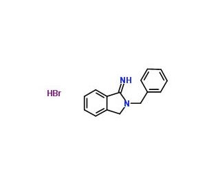 2-benzylisoindolin-1-imine hydrobromide - chemical structure image