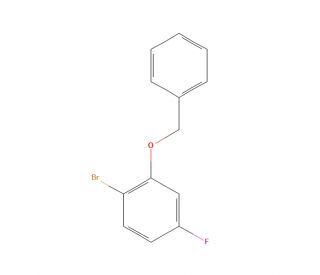 2-Benzyloxy-1-bromo-4-fluorobenzene (CAS 202857-88-3) - chemical structure image