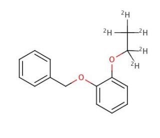 2-Benzyloxy-1-ethoxy-d5-pyrocatechol (CAS 117320-29-3) - chemical structure image
