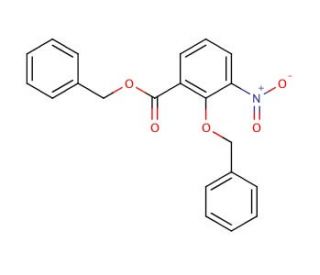 2-Benzyloxy-3-nitro-benzoic Acid Benzyl Ester - chemical structure image