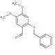 2-Benzyloxy-4,5-dimethoxybenzaldehyde (CAS 14382-86-6) - chemical structure image