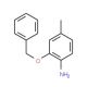 2-(benzyloxy)-4-methylaniline (CAS 220985-61-5) - chemical structure image