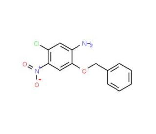 2-Benzyloxy-5-chloro-4-nitro-phenylamine - chemical structure image