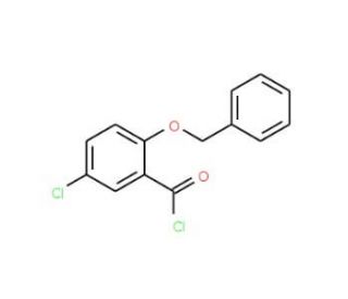 2-(benzyloxy)-5-chlorobenzoyl chloride - chemical structure image