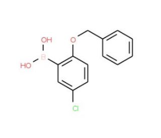 2-Benzyloxy-5-chlorophenylboronic acid (CAS 612832-83-4) - chemical structure image
