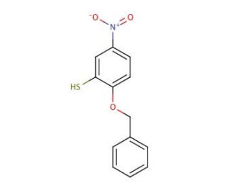 2-Benzyloxy-5-nitrobenzenethiol (CAS 887353-11-9) - chemical structure image