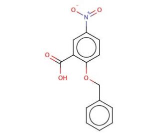 2-(Benzyloxy)-5-nitrobenzoic acid - chemical structure image