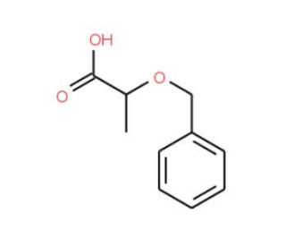 2-(benzyloxy)propanoic acid (CAS 6625-78-1) - chemical structure image