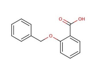 2-Benzyloxybenzoic acid (CAS 14389-86-7) - chemical structure image