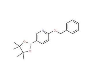 2-Benzyloxypyridine-5-boronic acid, pinacol ester (CAS 832735-54-3) - chemical structure image