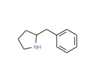 2-Benzylpyrrolidine (CAS 35840-91-6) - chemical structure image