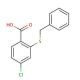 2-(Benzylthio)-4-chlorobenzoic Acid (CAS 40183-35-5) - chemical structure image