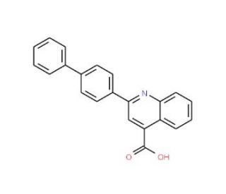 2-Biphenyl-4-yl-quinoline-4-carboxylic acid (CAS 78660-92-1) - chemical structure image