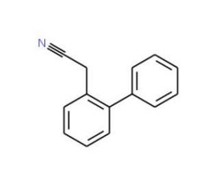 2-Biphenylacetonitrile (CAS 19853-10-2) - chemical structure image